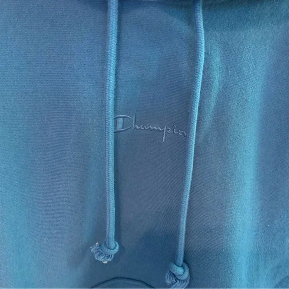 Blue reverse weave Champion hoodie-great condition!💙FINAL MARKDOWN💙 - Picture 6 of 16
